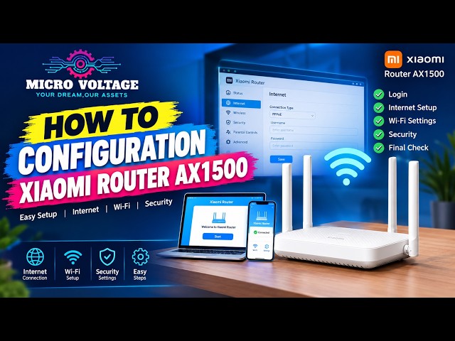 How to Configure Xiaomi Router AX1500 || Complete Setup Guide|| #XiaomiAX1500 #XiaomiRouter #WiFi6