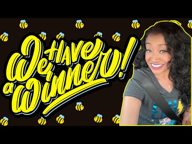 🐝Bee Kind Subscriber Appreciation Collab Giveaway WINNER! The WINNER IS...🥳🎁🍾🐝#beekind