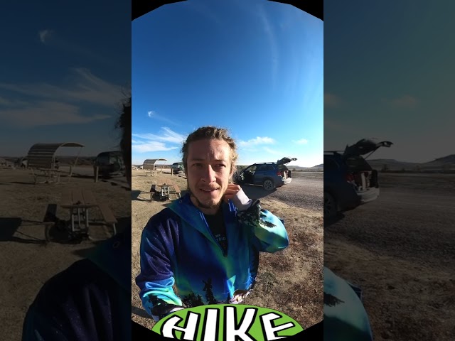 Camping with Bison at Sage Creek Campground in the Badlands National Park, SD. (Hike 360° VR Video)