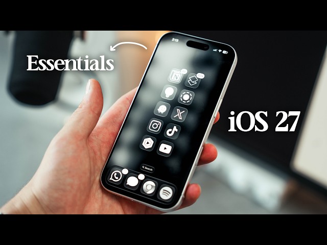 What’s on my iPhone as an Android User (iOS 27)