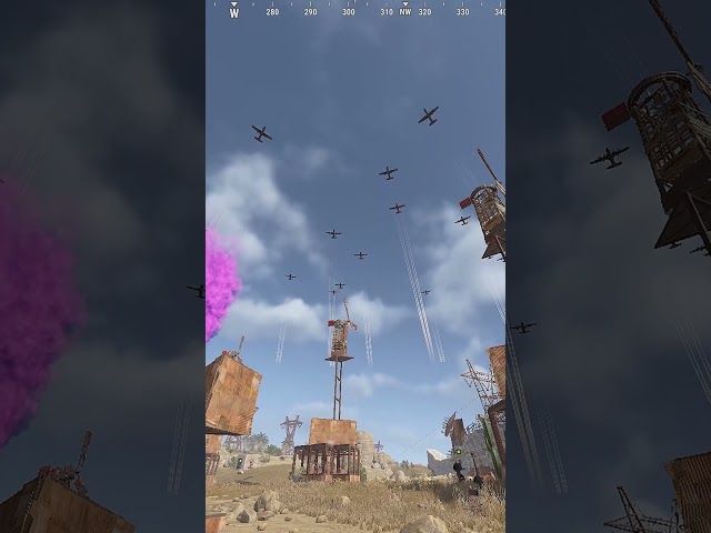 This is what Happens When u Drop BOX OF AIRDROPS #rust #rustgame #rustpvp #gaming #funny #rustclips