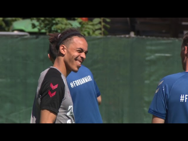 Denmark Players Train Ahead Of Belgium Clash - Denmark v Belgium - Euro 2020