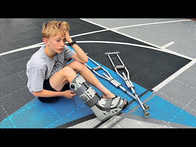 Colin Injured His Ankle