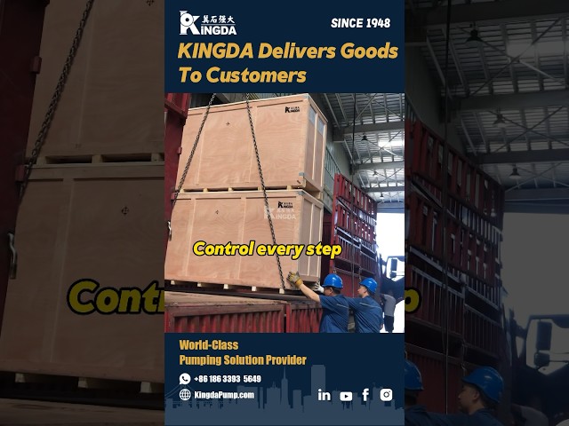 Kingda Delivers Slurry Pump to Customers #kingdapump #slurrypumpspareparts #pumpmanufacturer