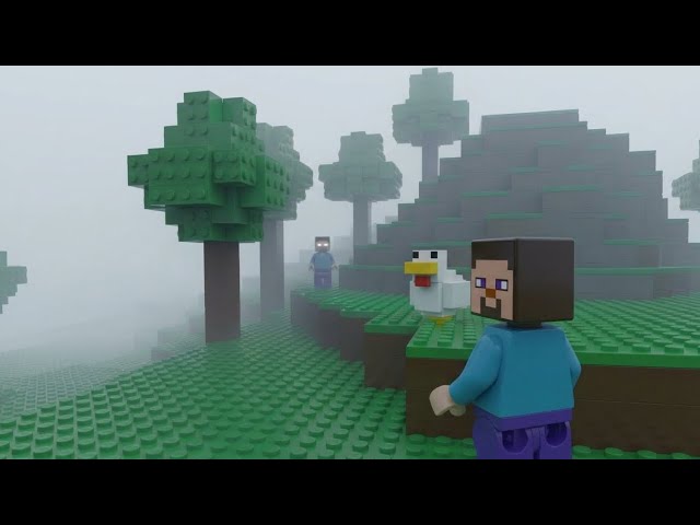 Herobrine returns? LEGO Minecraft | Stop Motion animation 