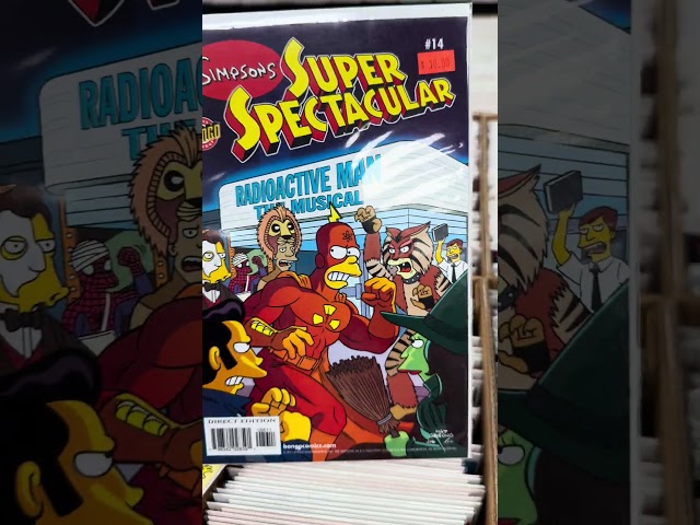 HUGE Simpsons comic HAUL! They had over 100 to choose from!  #thesimpsons