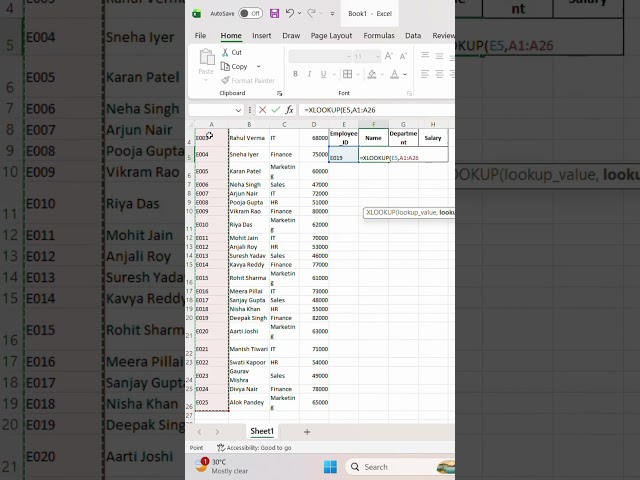 Master XLOOKUP in Excel in 2 Minutes | Complete Beginner Tutorial 🚀