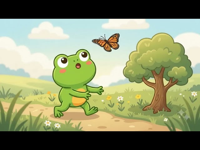 🐸✨ Meet Benny, the bounciest little frog around!
