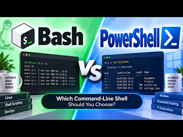 Bash vs PowerShell | Which Command-Line Shell Should You Choose? | Uplatz