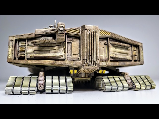 Meng's LARGE Spice Harvester - applying sand weathering techniques