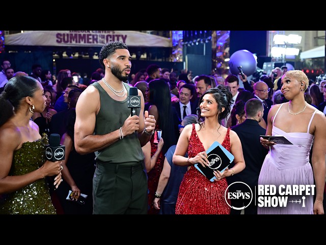 Jayson Tatum, Fernando Mendoza, & Ilona Maher hit The ESPYS Red Carpet! | 2026 ESPYS Red Carpet Show