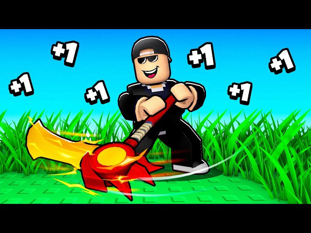 Getting RICH Cutting Grass in Roblox