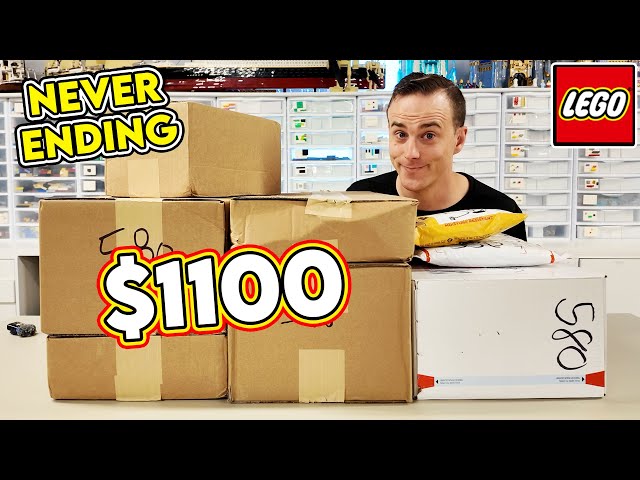 $1100 LEGO Unboxing.... it never ends!