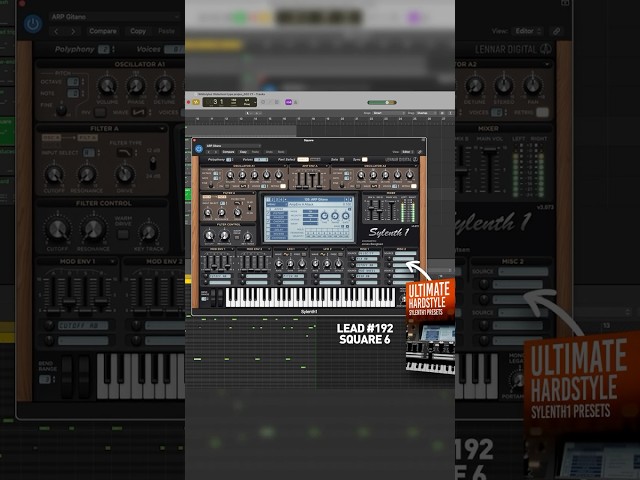 Square Character in Hardstyle Lead