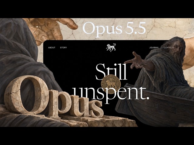 Claude Opus 5.5 Is Crazy Good for web designers! ($50k Websites 3D)