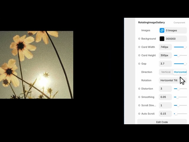 Infinite Rotating Image Gallery for Framer