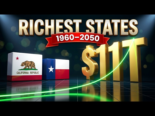 Richest U.S. States by GDP (1960–2050) | America’s Biggest State Economies