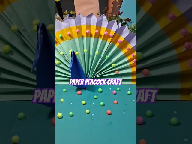 paper peacok 🦚 Peacock feather😲| paper se morpankh banaye #trending​ #shorts​ #janamashtami2026