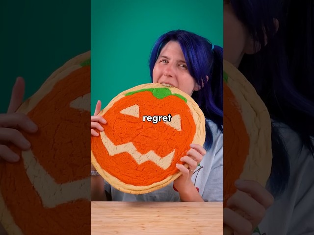 Making the WORLD'S BIGGEST Pillsbury Pumpkin Cookie!!