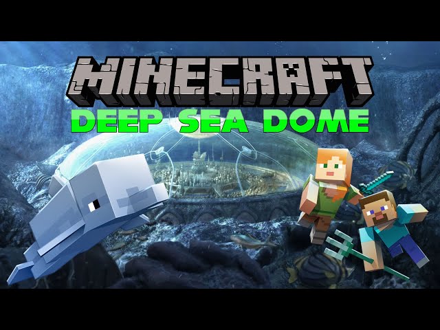 [MINECRAFT] How To Build A DEEP SEA BIODOME! 🐟🐠