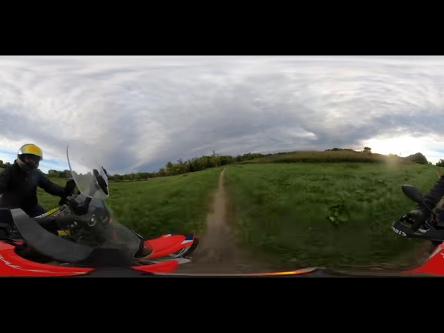 Honda CRF300L Rally w GoPro Max 360