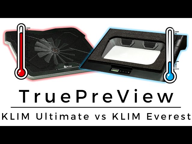 KLIM Everest vs KLIM Ultimate - Laptop Cooling Pad Comparison