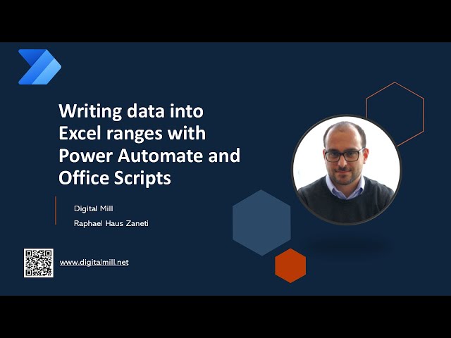 Writing data into Excel ranges (outside of tables) with Power Automate and Office Scripts