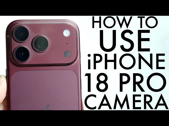 How to ACTUALLY Master the iPhone 18 Pro Camera