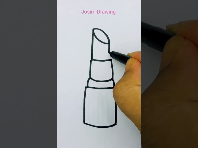 Lipstick 💄 Drawing & Painting Easy #art #lipstick #princess #makeup