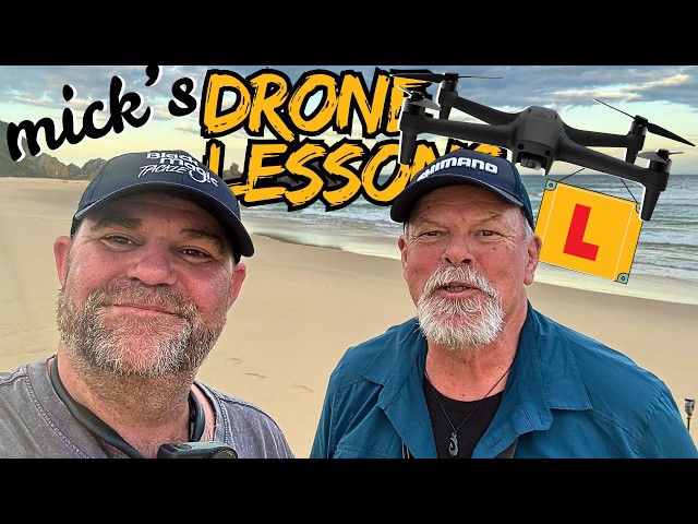 DRONE Fishing Lessons With Mick | Starlo's Crash Course Continues!