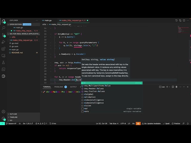 Go Applications - Lesson 8: Building a Generic HTTP Utility Function