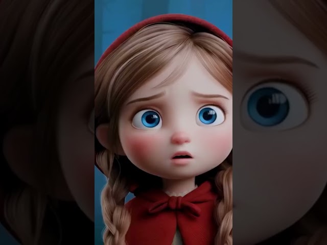 Something is following her... 🐺🩸 Little Red Riding Hood #shorts