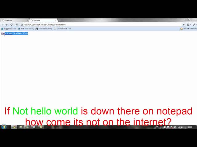 HTML Tutorials - The basics - Part 2