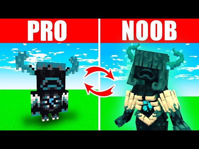 Minecraft NOOB vs. PRO: SWAPPED WARDEN GIRLFRIEND BUILD in Minecraft (Compilation)