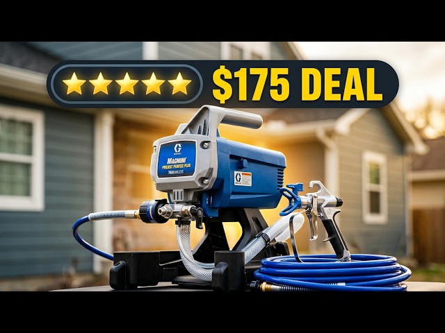 Graco Magnum Project Painter Review & Tips. #graco #gracopaintsprayers  #reviews #madreviews