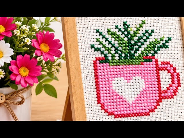 Easy & Cute Embroidery Pattern | Step by Step💕