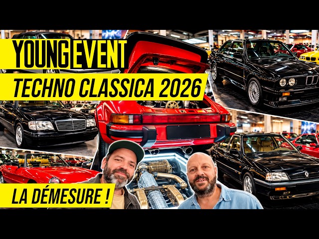 TECHNO CLASSICA 2026 🇩🇪: Youngtimers at CRAZY PRICES!