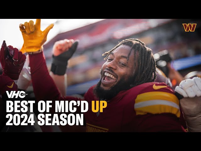 Best Mic'd Up Moments of the 2024 Season | Washington Commanders | NFL