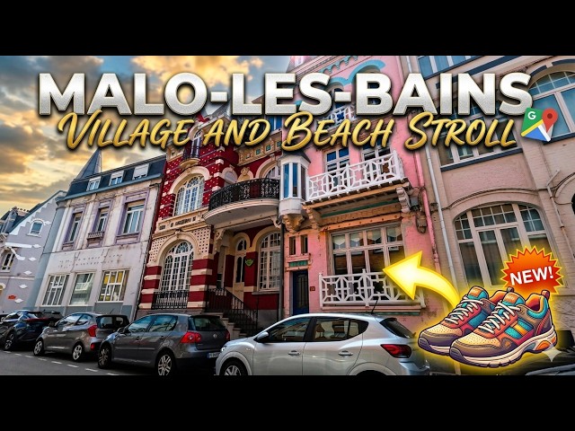 Malo-les-Bains Walk: Beach, Promenade & Historic Streets