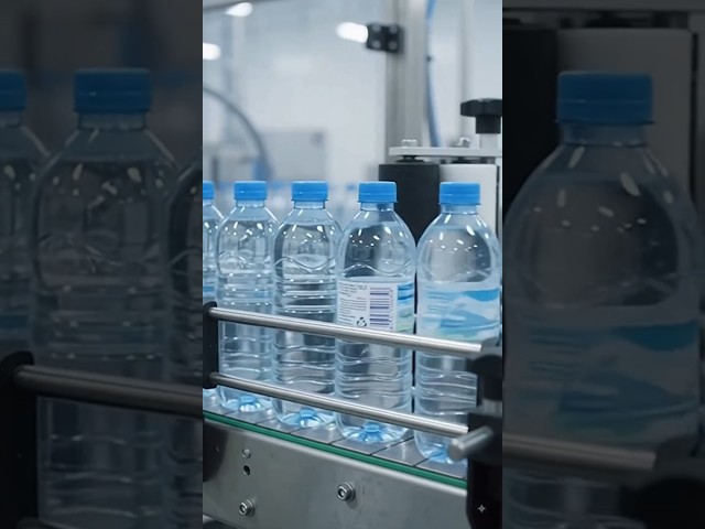 Inside a Modern Bottled Water Factory 💧 | How Drinking Water Is Produced#shorts