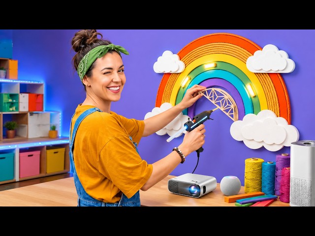 Awesome Room Makeover with Gadgets! *DIY Ideas for your room*