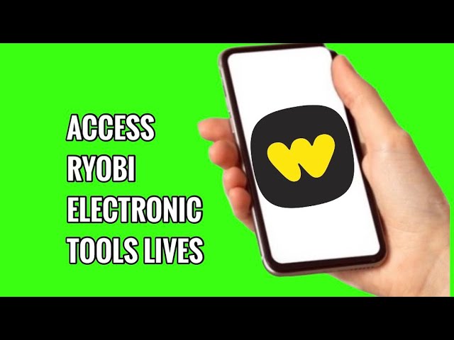 How to Access Ryobi Electronic Tools Lives on Whatnot