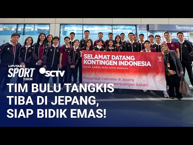 20 Atlet Bulu Tangkis Indonesia Tiba di Tokyo, Bidik Emas Asian Games 2026 | Liputan 6