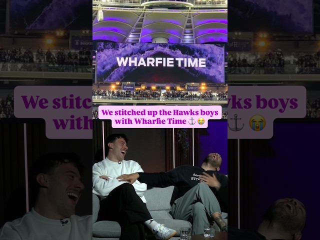 We stitched up Jarman Impey & Massimo D'Ambrosio with Wharfie Time ⚓️😭 #footy #wharfietime