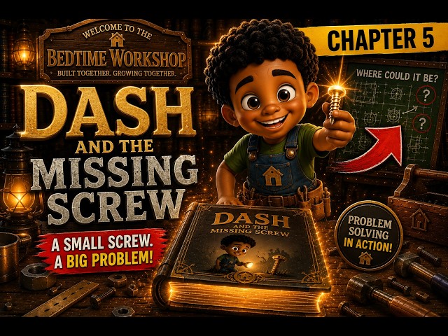 🌙 Chapter 5 | Dash and the Missing Screw | Dash the Little Builder | Bedtime Story for Kids