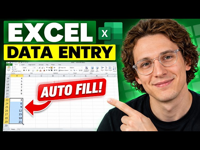 HOW TO USE EXCEL DATA ENTRY 2026 – EASY MICROSOFT EXCEL TUTORIAL!