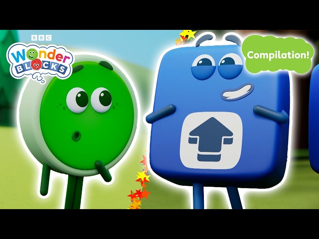Back to School Codes, Patterns, & Lots of Fun! | Coding Cartoon Compilation for Kids | Wonderblocks