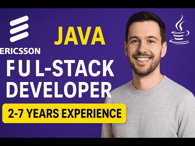 🔔 Ericsson Java Full-Stack Developer Interview | 2–7 Years Experience | Spring Boot | ReactJS