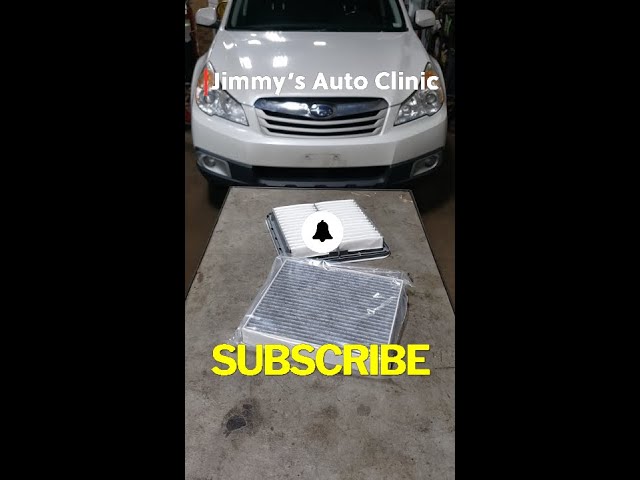 2011 Subaru Outback |  Engine & Cabin Air Filter Replacement | A How To Video | short