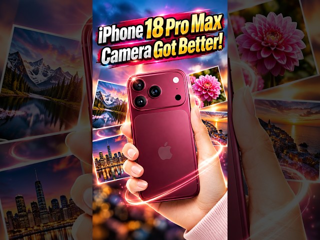 iPhone 18 Pro Max Camera Update – What’s New?